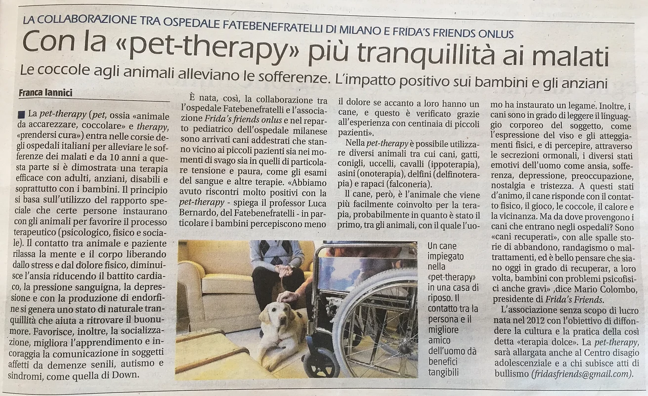 Sul Corriere della Sera parlano di noi
