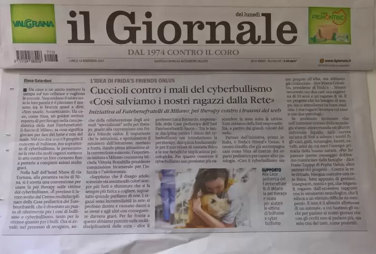 IL GIORNALE: Frida’s Friends  contro il Cyberbullismo